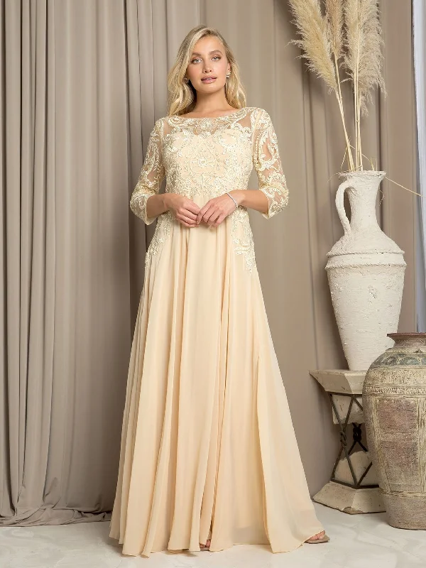 Eva Fashion 5248 Long Formal Mother of the Bride Dress