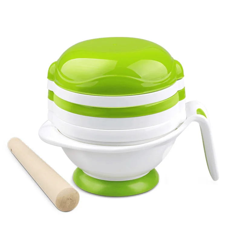 GL YM-1 Multifunction Grinder Bowl 8 in 1 Baby Feeding Set Baby Fruit Feeder Baby Food Grinder Cook