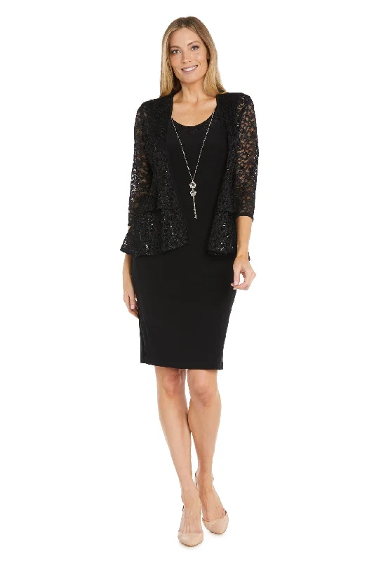 R&M Richards 6145 Short Mother of the Bride Jacket Dress