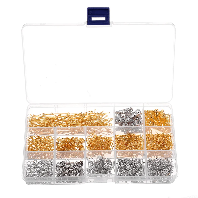 760Pcs/Set Jewelry Making Kit DIY Earring Findings Hook Pins Mixed Handcraft Accessories