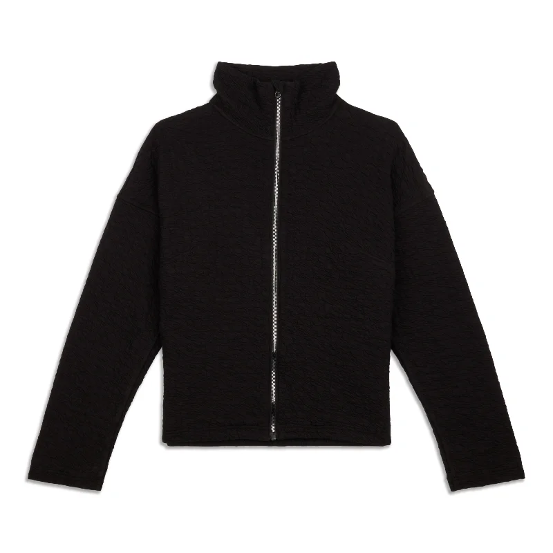 Rippled Full Zip Jacket - Resale