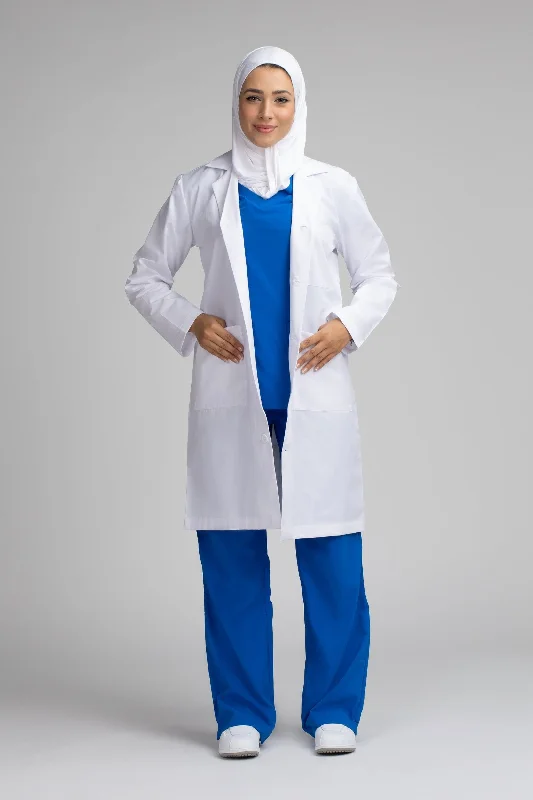 Unisex Long Jacket / Labcoat - SC 101C White