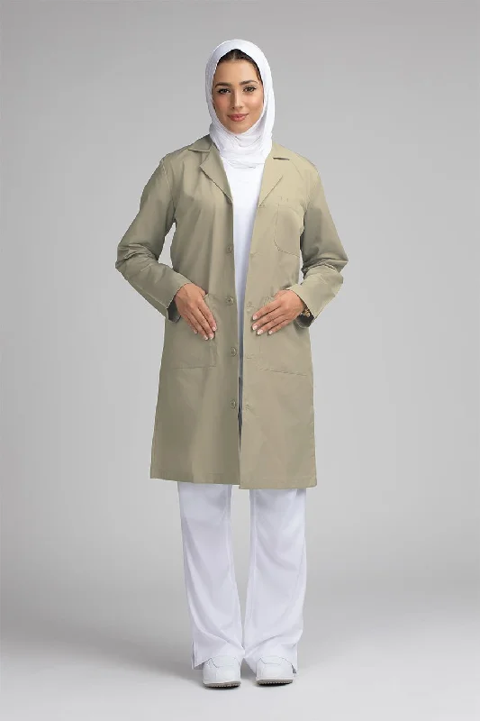 Unisex Long Jacket / Labcoat - SC 101C Khaki