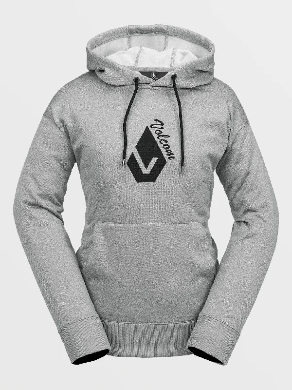 Womens Core Hydro Hoodie - Heather Grey