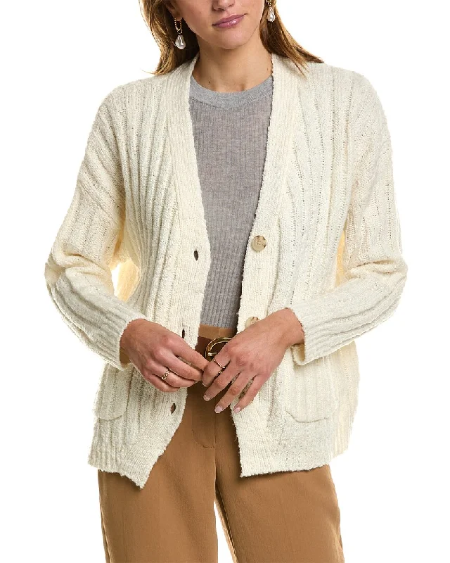 Reiss Annie Relaxed Wool-Blend Cardigan