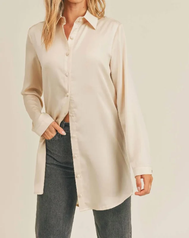 Bianca Shirt In Beige