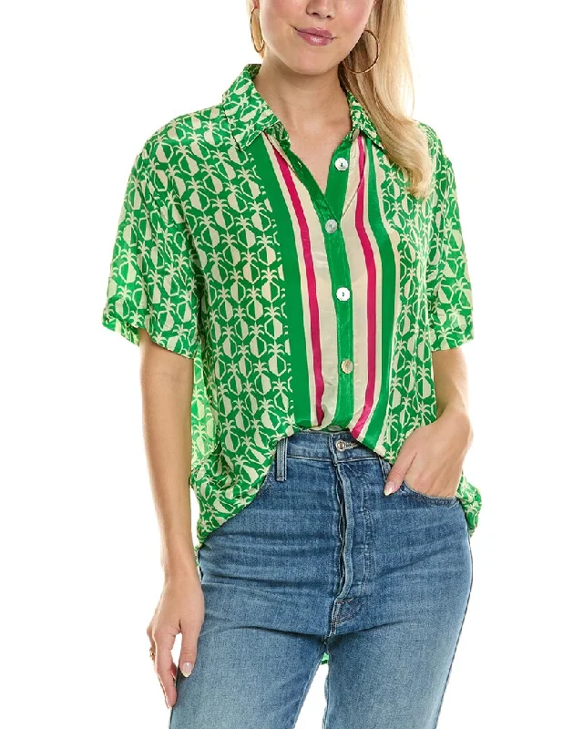 FARM Rio Pineapple Scarf Shirt