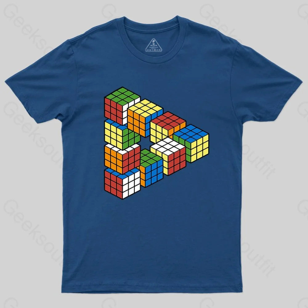 Composition of Falling Blocks T-shirt