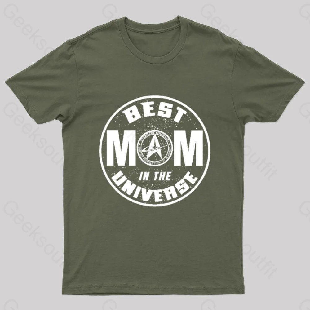 Cosmic Voyage  Best Mom In The Universe Geek T-Shirt