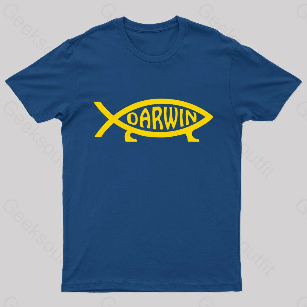 Darwin Fish Geek T-Shirt