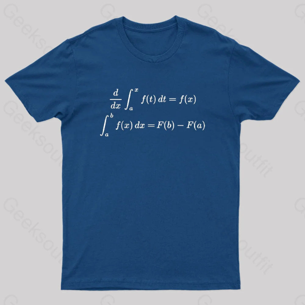 Fundamental Theorem of Calculus Geek T-Shirt