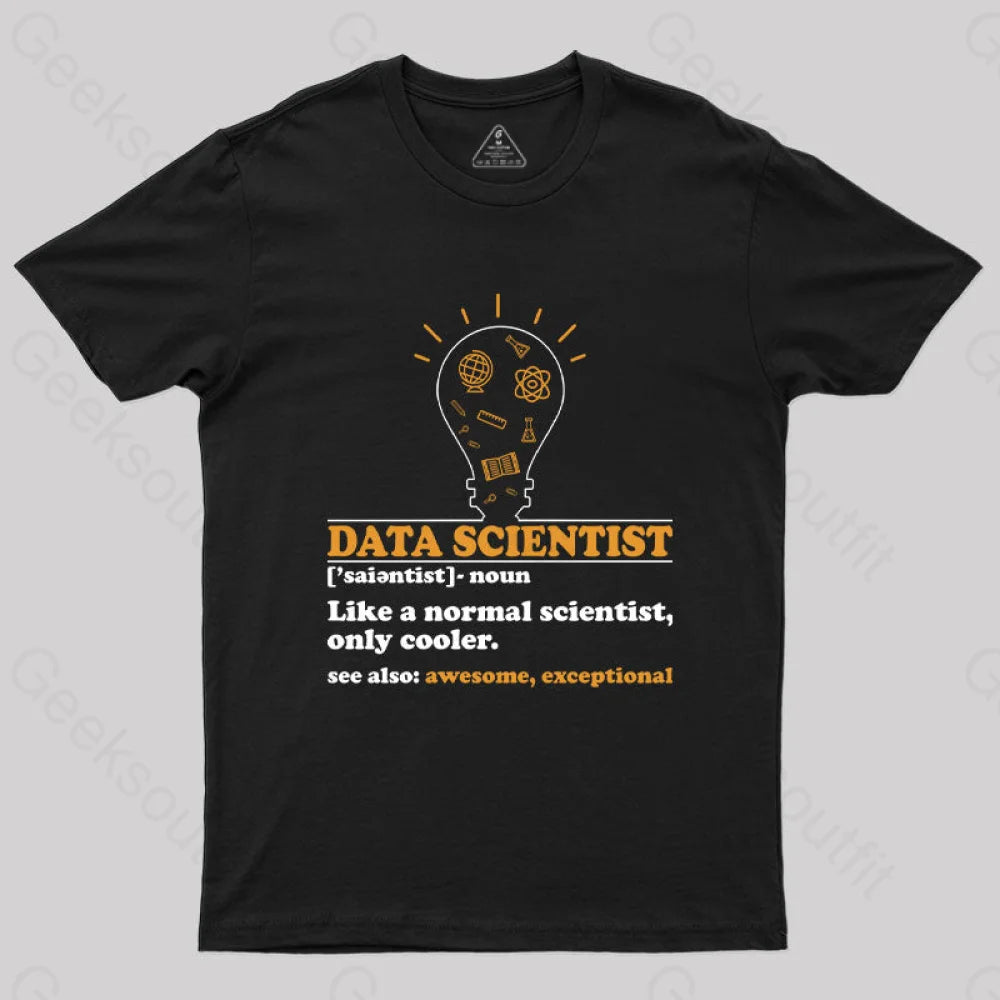 Funny Data Scientist Definition Computer Science T-Shirt