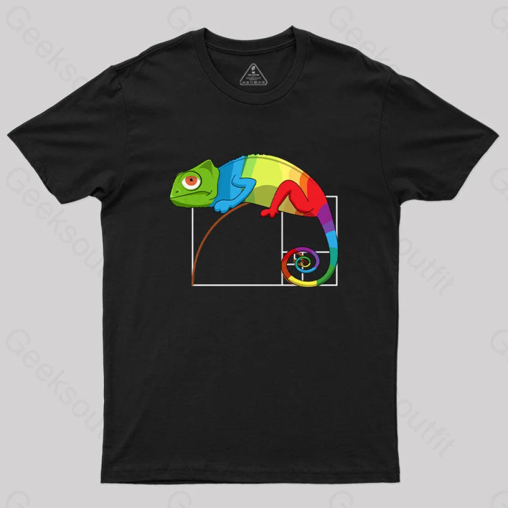 Golden Ratio Math Chameleon T-Shirt