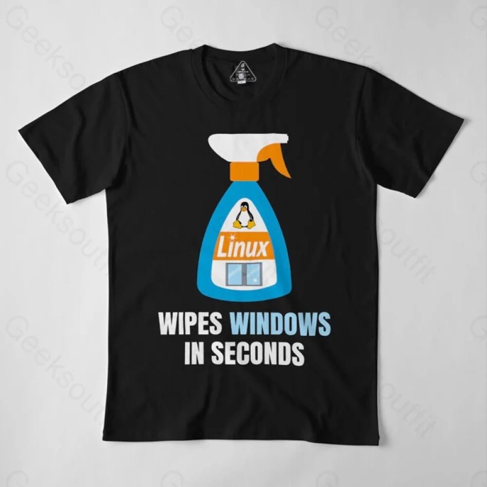 Linux Windows Cleaner T-Shirt