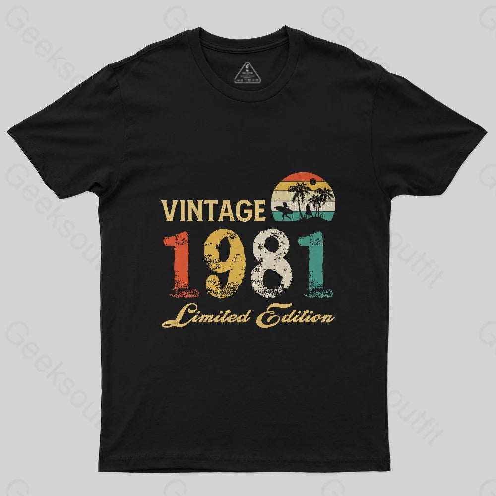 Vintage 1981 Limited Edition T-Shirt