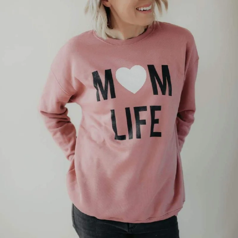 Mom Life Pullover Sweatshirt