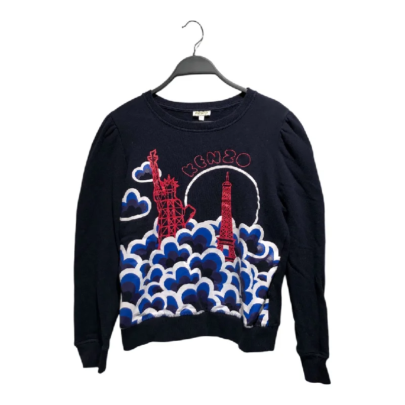 KENZO/Sweatshirt/XS/Graphic/Cotton/NVY/