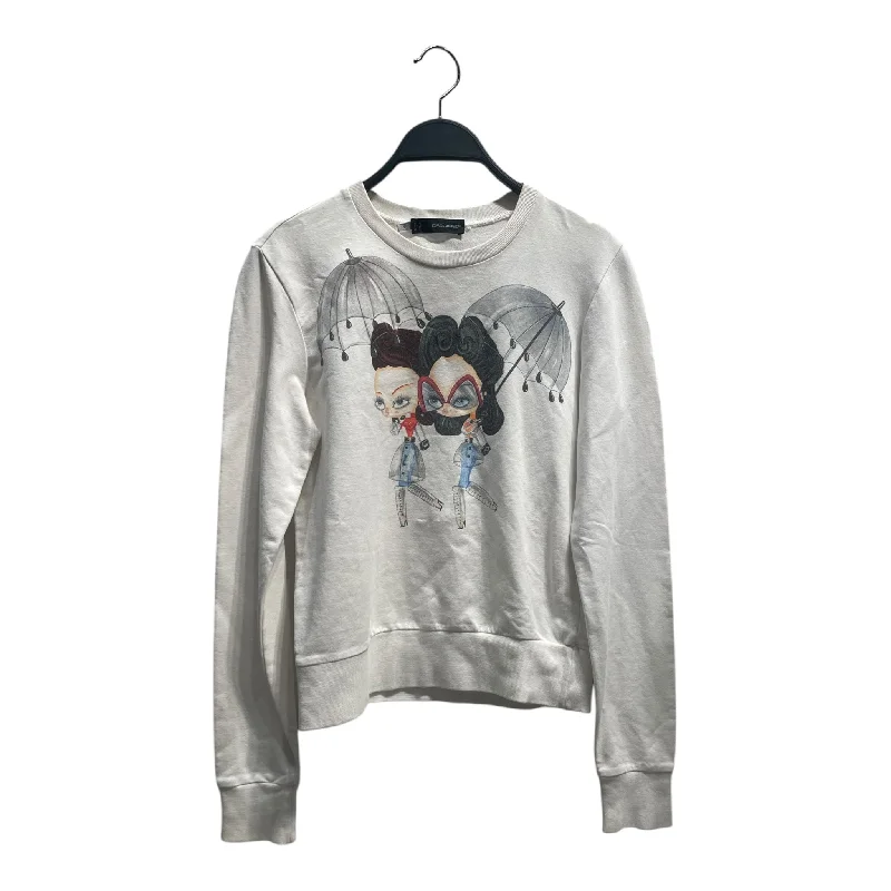 DSQUARED2/Sweatshirt/S/Cotton/WHT/