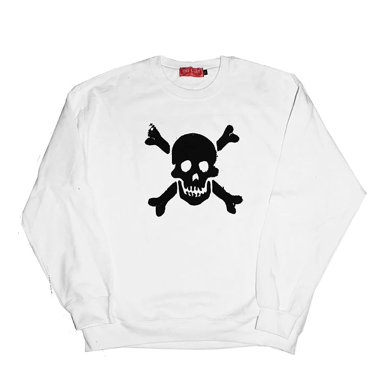 Jolly Roger Crewneck (White)