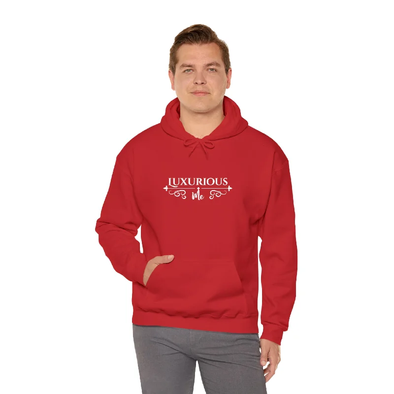 Luxurious Me Unisex Red Heavy Blend™ Hooded Sweatshirt