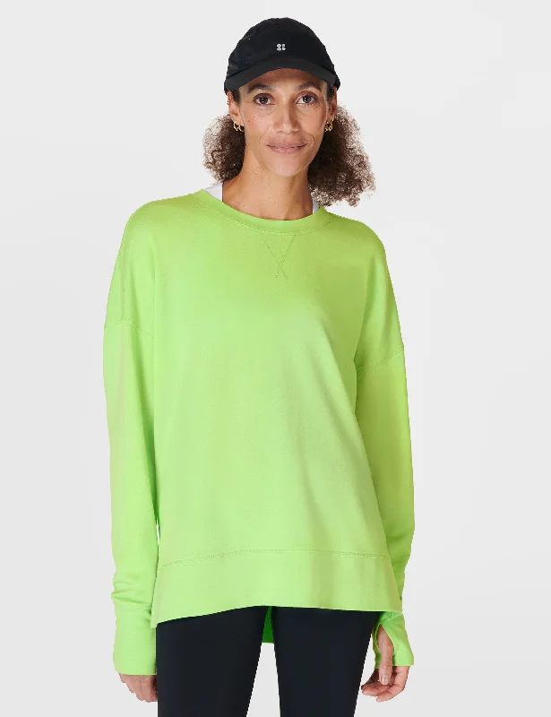 After Class Longline Sweatshirt - Zest Green