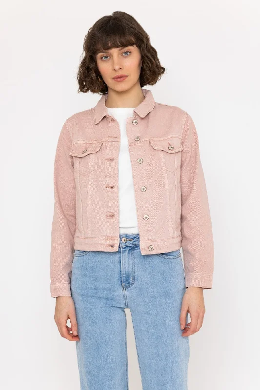 Valence Pink Denim Jacket