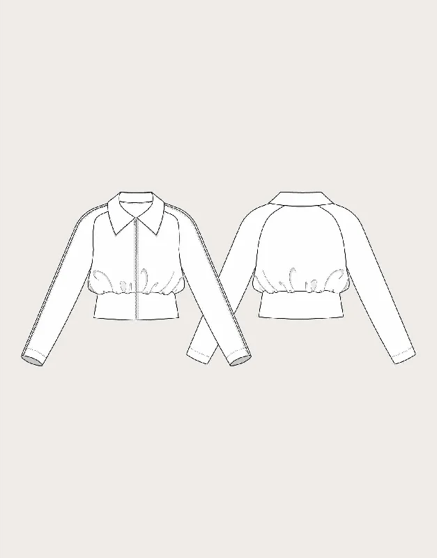 Cropped Jacket Sewing Pattern, The Assembly Line