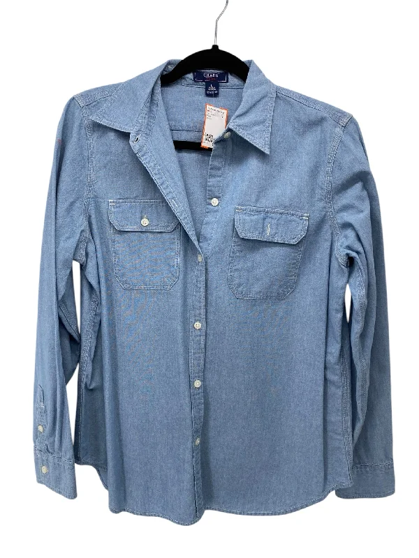 Chaps Misses Size Large Denim Tops Jacket