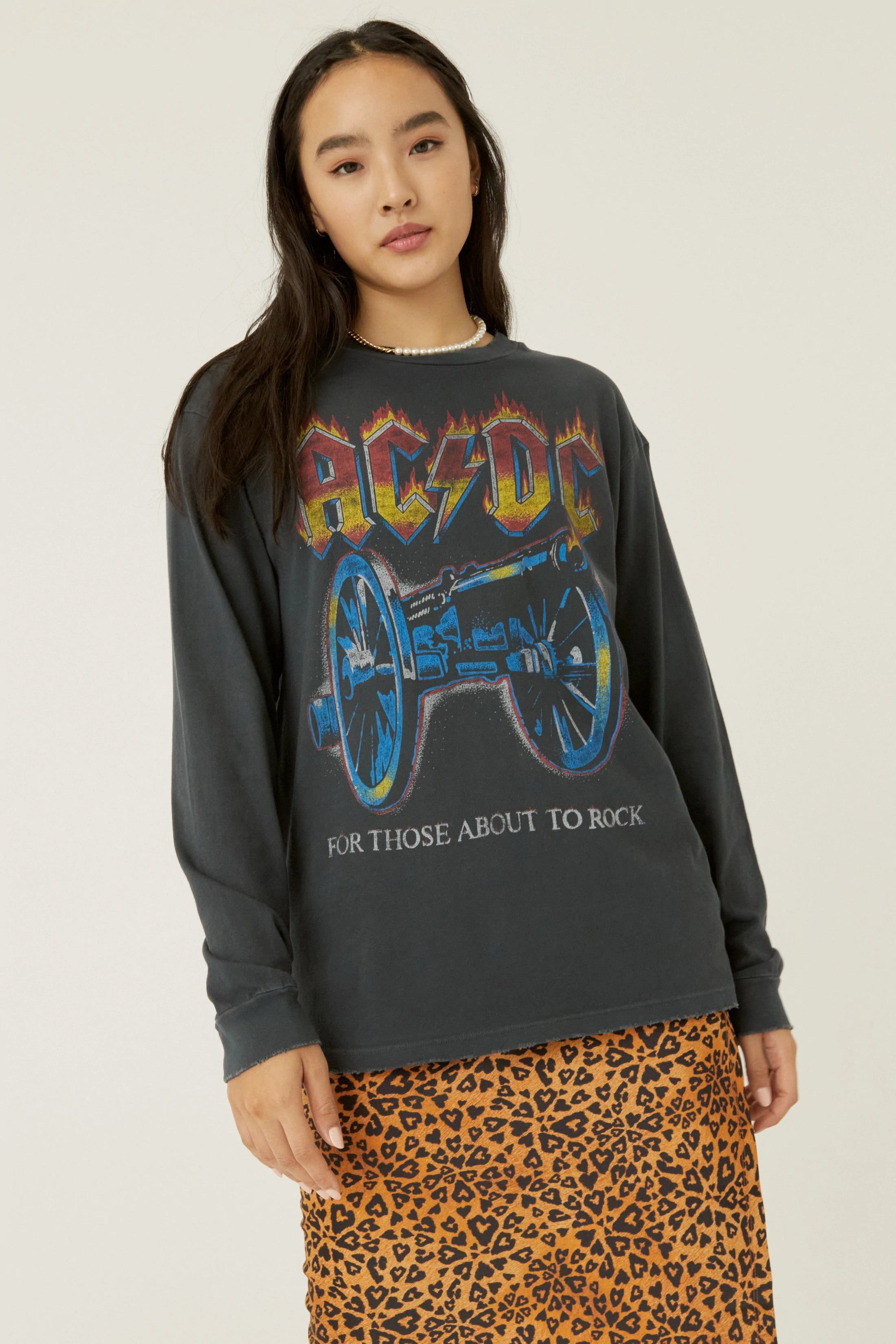 The AC/DC For Those About To Rock Long Sleeve by Daydreamer