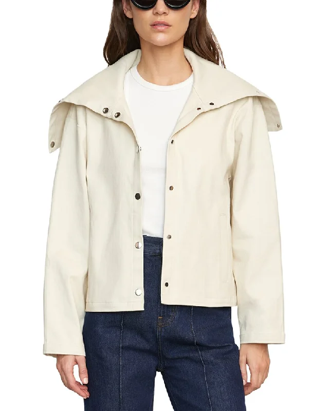 Modern Citizen Jona Cropped Collared Jacket